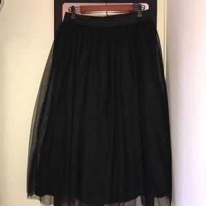 Halogen tulle skirt 30” long
